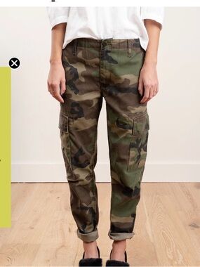 Re/Done Camo Women’s Pants - Green